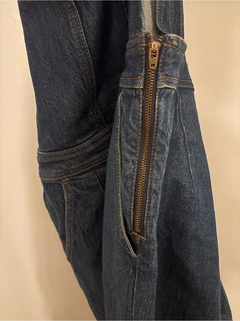 Madewell Tapered Overalls in Dunson Wash size 14 - Picture 8 of 11